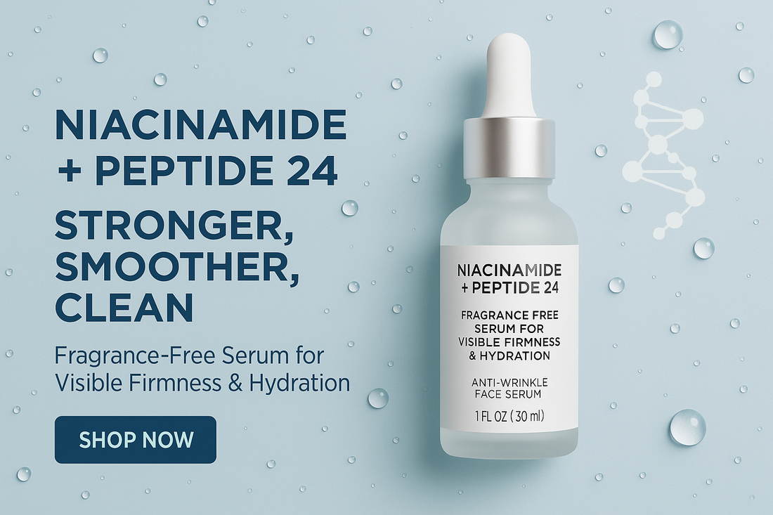 Niacinamide + Peptide 24 Anti-Wrinkle Face Serum – Fragrance Free - GOODSZON Discount Store