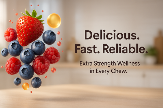 Boost Wellness the Delicious Way with Extra Strength Mixed Berry Chewable Tablets - GOODSZON Discount Store