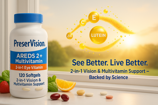 PreserVision AREDS 2 + Multivitamin – 2-in-1 Eye & Whole Body Support in One Softgel - GOODSZON Discount Store