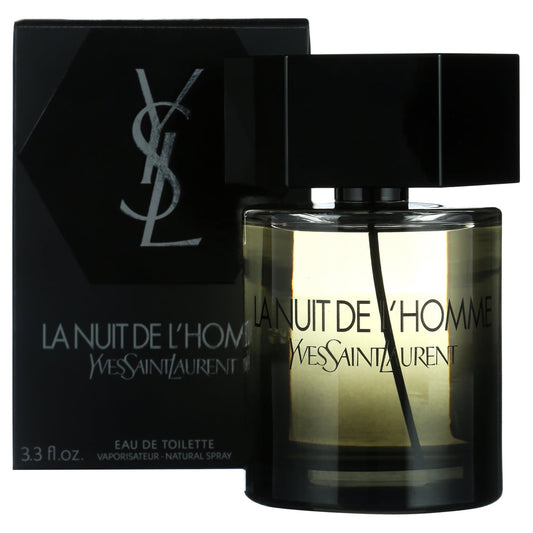 La Nuit De L'Homme by Yves Saint Laurent for Men - 3.3 oz EDT Spray - GOODSZON Discount Store