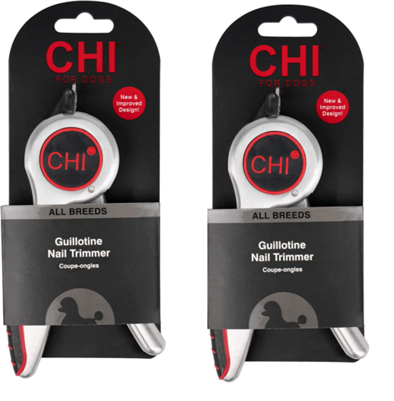 Chi for Dogs Guillotine Nail Clipper Trimmer for All Breeds Pack of 2 - GOODSZON Discount Store