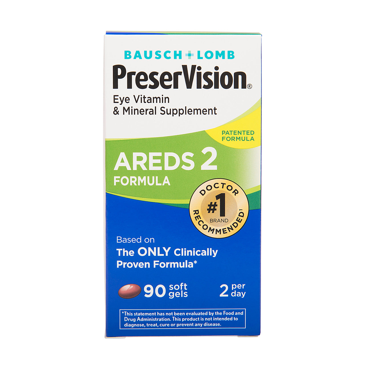 Bausch + Lomb PreserVision Eye Vitamin & Mineral Supplement AREDS 2 Formula - 90 CT - GOODSZON Discount Store