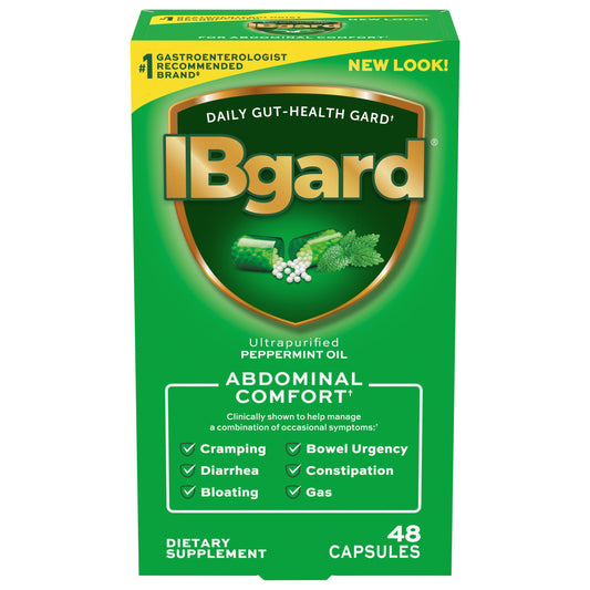 IBgard Daily Gut Health Support Dietary Supplement, 48 Capsules - GOODSZON Discount Store