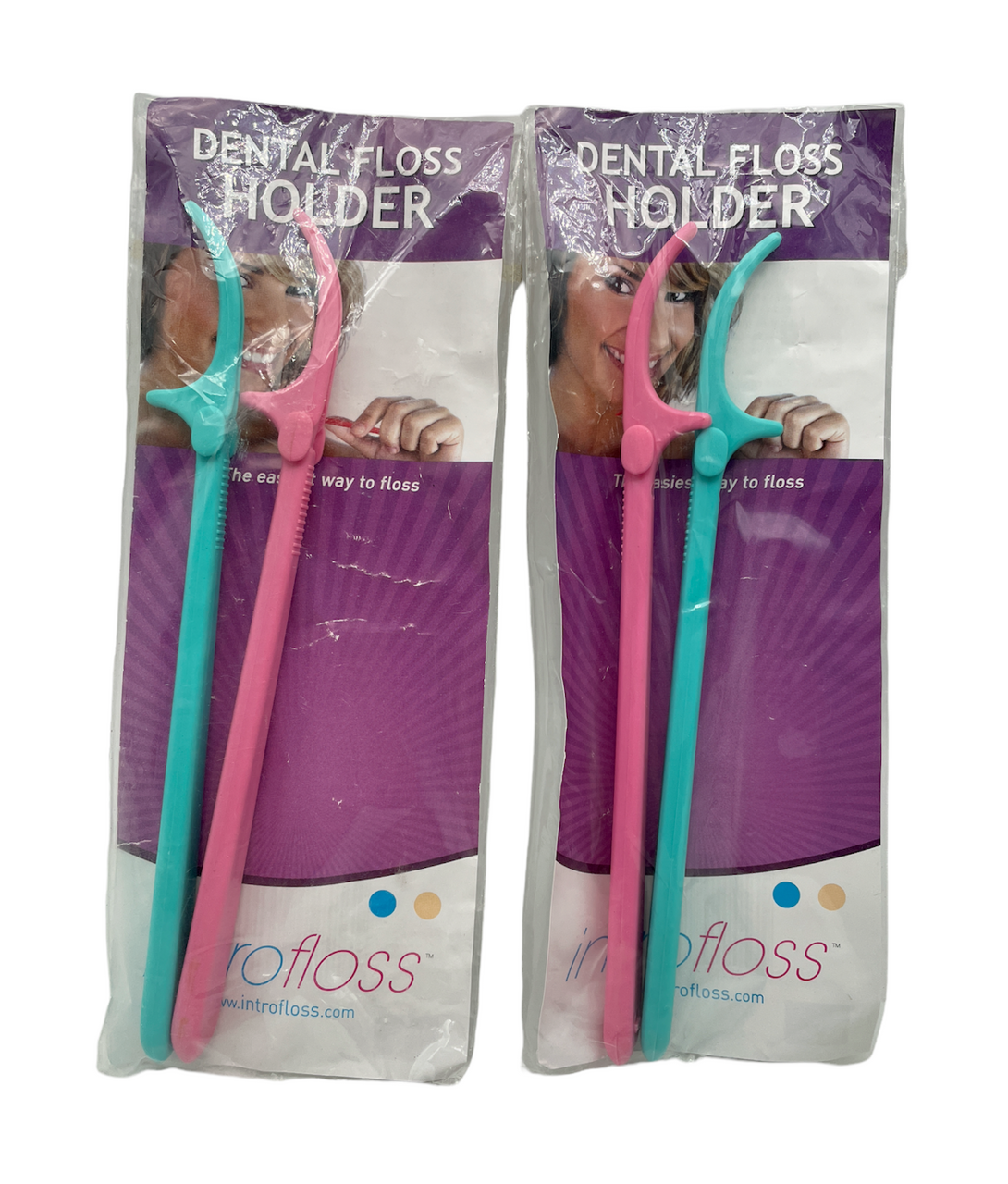 2 Pieces of Oral Best Dental Flosser. Floss Aid. Dental Floss Holder Pack of 2 - GOODSZON Discount Store