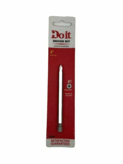 Do It 4" Driver Bit #1 376965 (Pack of 5) - GOODSZON Discount Store