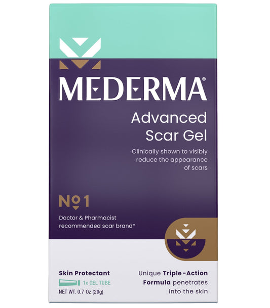 Mederma Advanced Scar Gel Scar Treatment, 0.70 oz (20g) - GOODSZON Discount Store