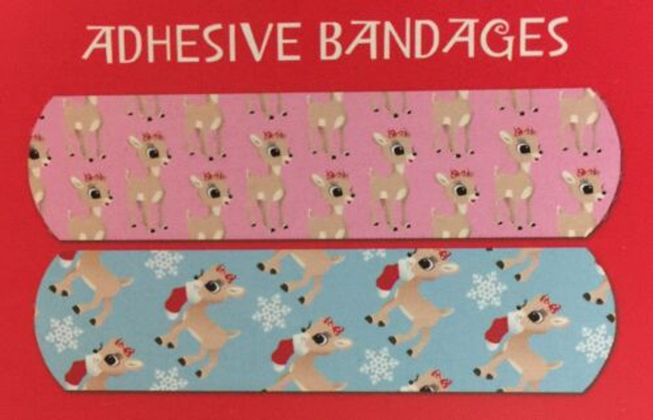 Rudolph The Red-Nosed Reindeer 10 Sterile Adhesive Bandages Pack of 6 - GOODSZON Discount Store