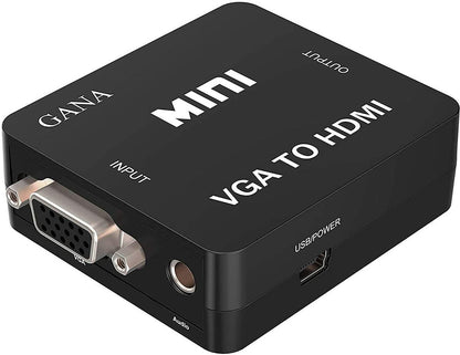 VGA to HDMI GANA 1080P Full HD Mini VGA to HDMI Audio Video Converter Adapter - GOODSZON Discount Store
