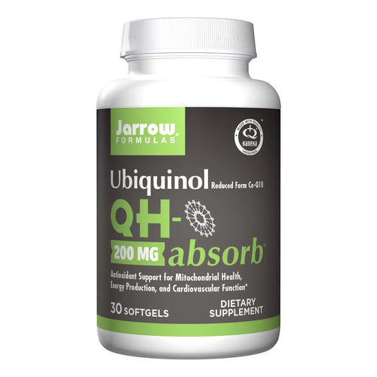 Jarrow Formulas QH-absorb 200 mg - Active Antioxidant Form of Co-Q10 - 30 softge - GOODSZON Discount Store