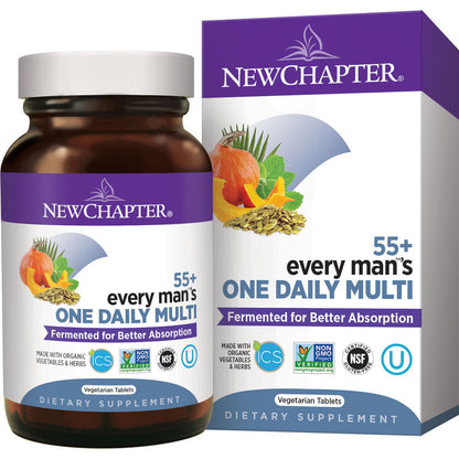 Every Man's 55+ One Daily Multivitamin By New Chapter - 48 Capsules - GOODSZON Discount Store