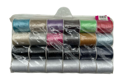 24 Full Size Assorted Spools of Thread Full Size 200 Yards Each - GOODSZON Discount Store