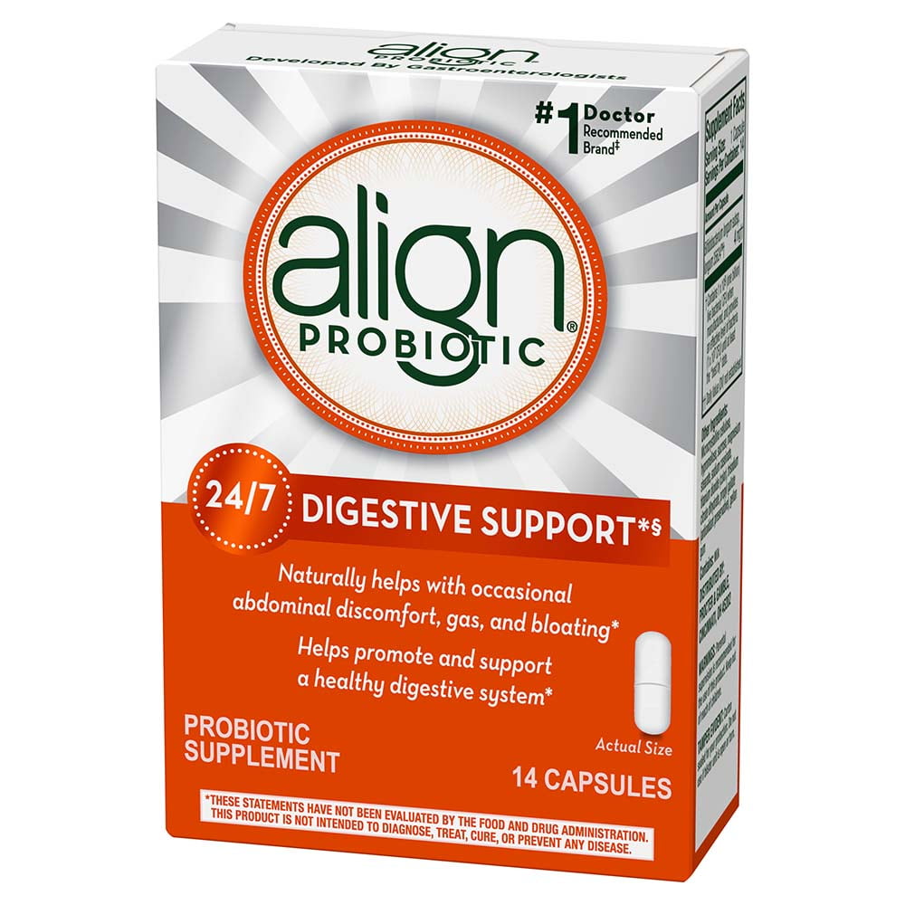Align 24/7 Digestive Support Probiotic Supplement 14 Capsules - GOODSZON Discount Store