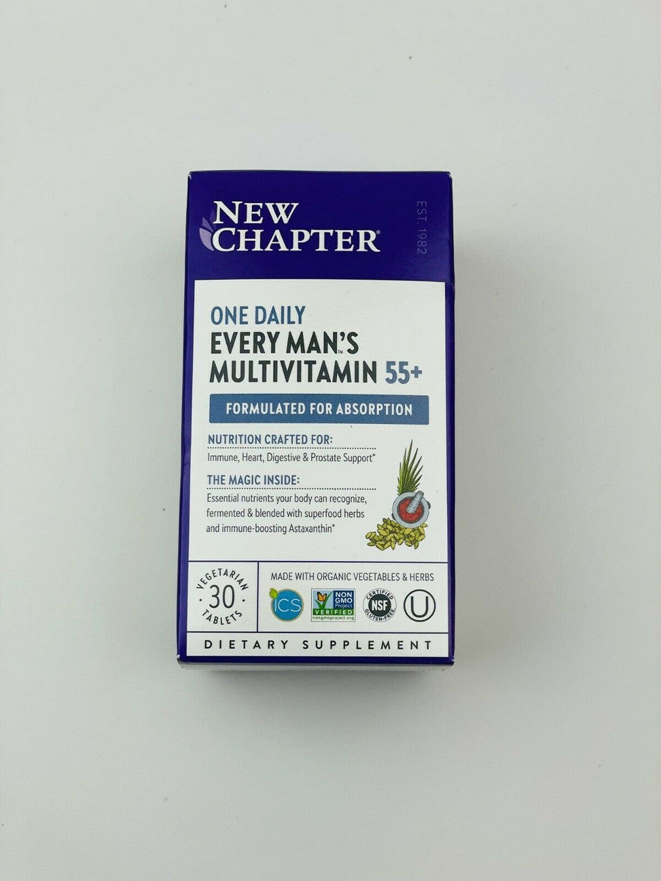 New Chapter Every Man's One Daily 55+, Multivitamin - 30 ea - GOODSZON Discount Store