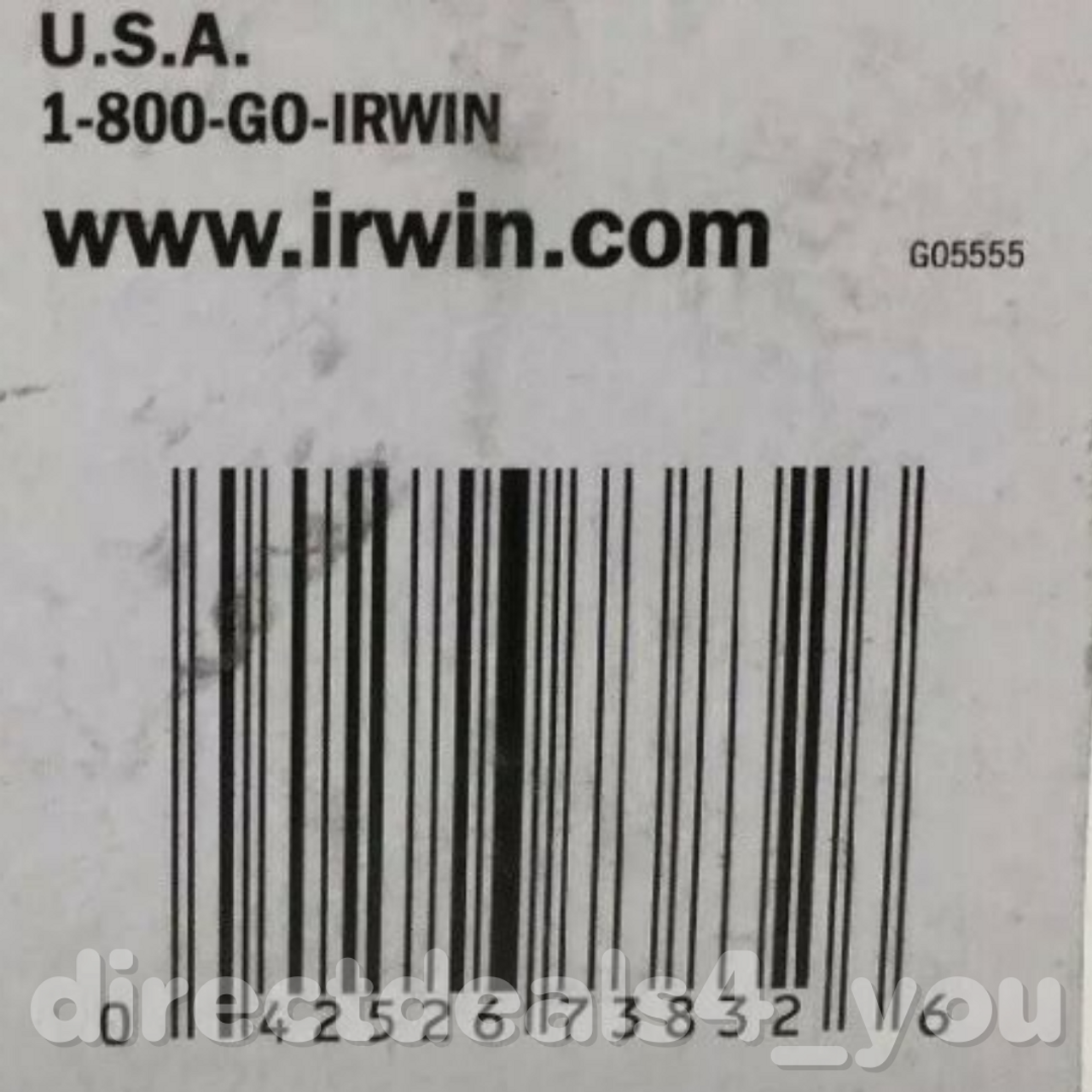 Irwin High Speed Steel 1/2" Drill Bit 73832 Pack of 3 - GOODSZON Discount Store