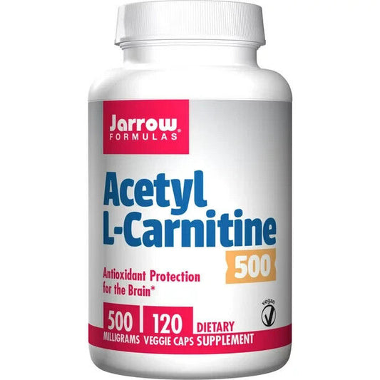 Jarrow Formulas Acetyl L-Carnitine 500 mg, 120 veg caps - GOODSZON Discount Store