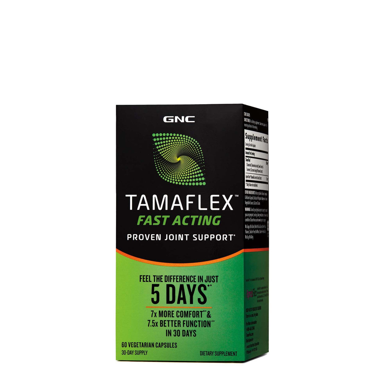GNC TamaFlex Fast Acting, 60 Vegetarian Capsules, Joint Support - GOODSZON Discount Store