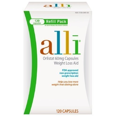 alli Weight Loss Supplement with Orlistat, 60 mg, 120 Capsules - GOODSZON Discount Store