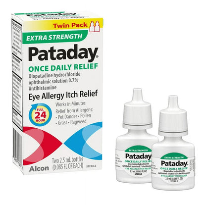Daily Extra Strength Ey e Care Allergy Relief Ey e Dro ps, Twin Pack - GOODSZON Discount Store