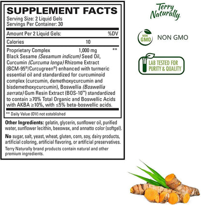 Terry Naturally CuraMed ACUTE PAIN RELIEF, 60 Liquid Gels - GOODSZON Discount Store