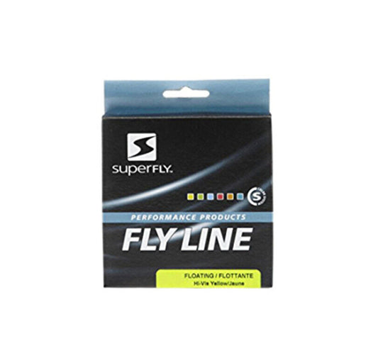 Superfly Hi-Vis Yellow Performance Fly Line Fishing WF 6 Floating 30-Yards - GOODSZON Discount Store