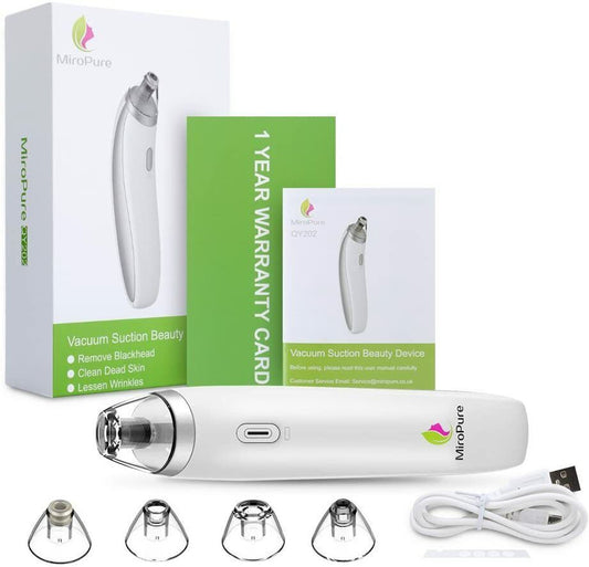 MiroPure Electric Facial Skin Care Blackhead Remover Facial Pore Cleaner Vacuum - GOODSZON Discount Store