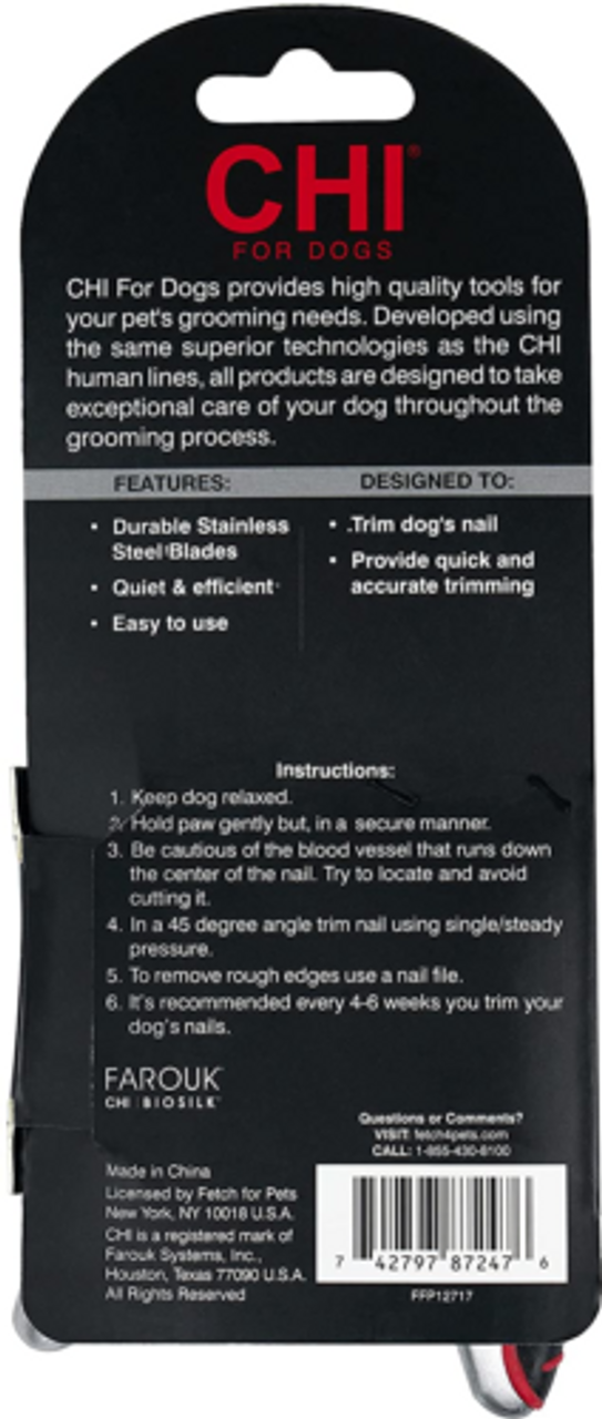 Chi for Dogs Guillotine Nail Clipper Trimmer for All Breeds Pack of 2 - GOODSZON Discount Store