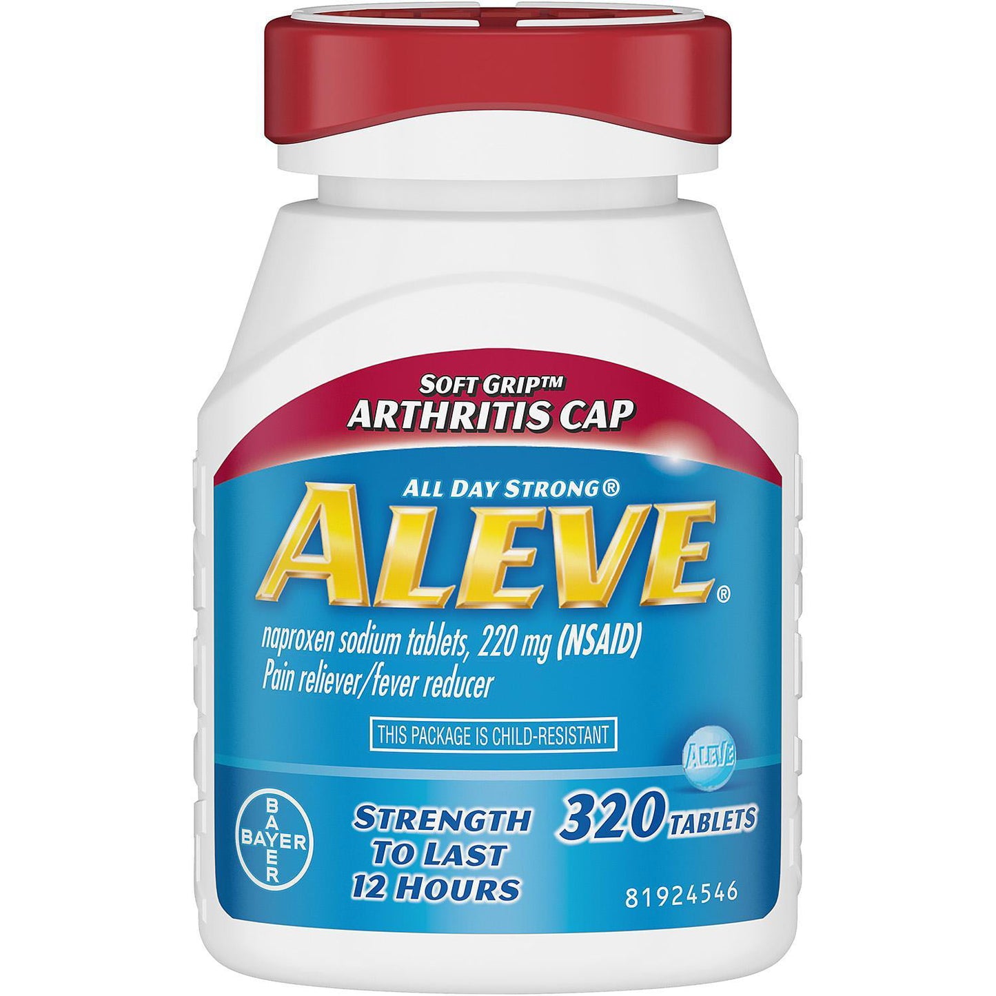Aleve Pain Reliever Tablets, Arthritis Cap (320 ct.) - GOODSZON Discount Store