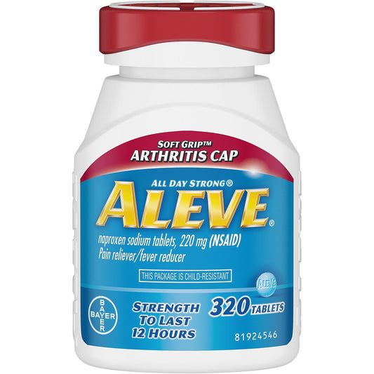 Aleve Pain Reliever Tablets, Arthritis Cap (320 ct.) - GOODSZON Discount Store