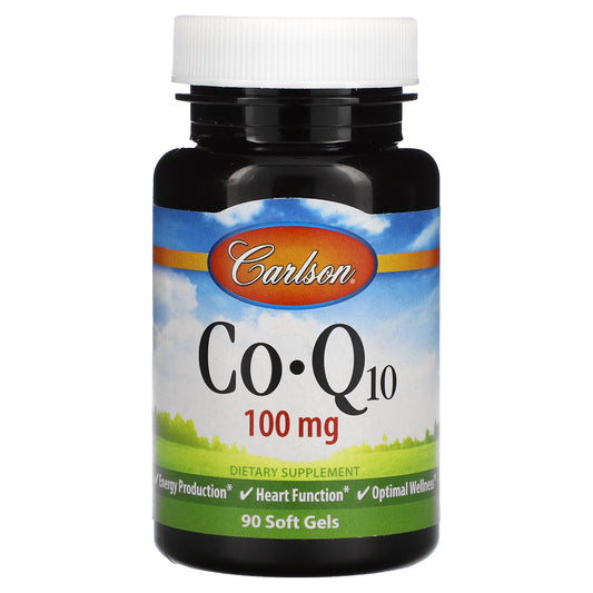 CoQ10, 100 mg, 90 Soft Gels, Carlson - GOODSZON Discount Store