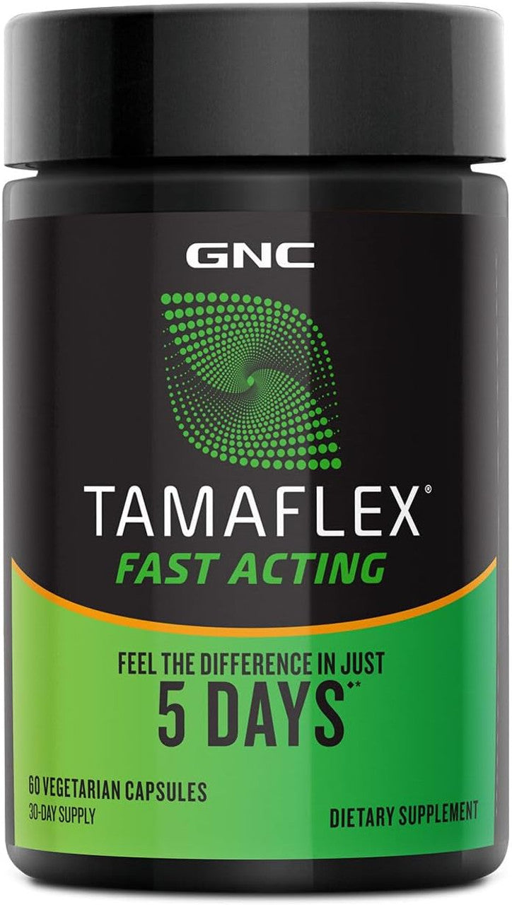 GNC TamaFlex Fast Acting, 60 Vegetarian Capsules, Joint Support - GOODSZON Discount Store