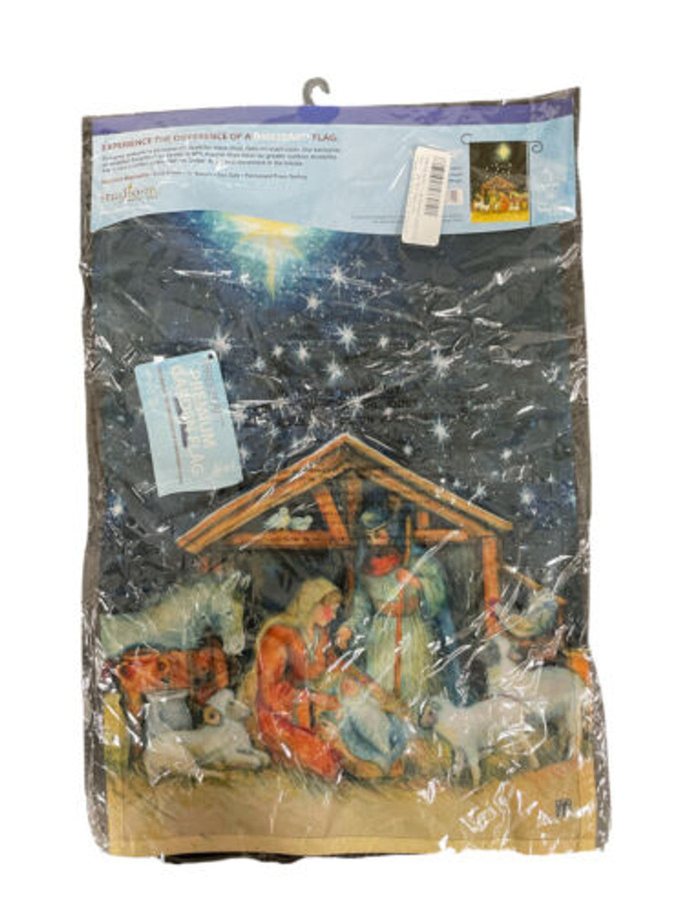 MagnetWorks MAIL34012 Holy Night Garden Flag 12.5" x 18" - GOODSZON Discount Store