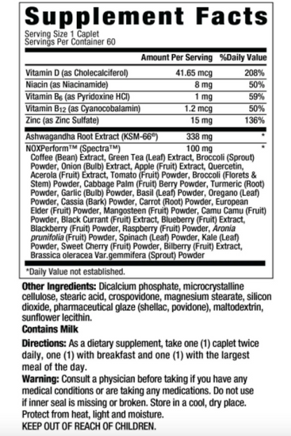 Ageless Male Max Total Testosterone Booster for Men with Ashwagandha, 60 Caplets - GOODSZON Discount Store