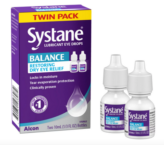 Systane Balance Lubricating Eye Drops, 10mL, Twin Pack Pack of 2 Exp 06/2023 - GOODSZON Discount Store