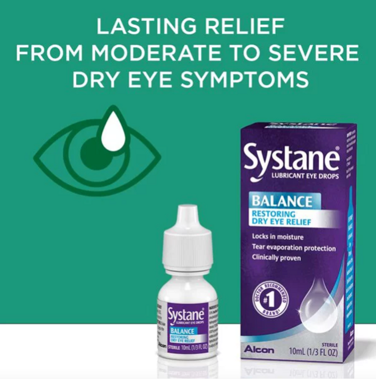 Systane Balance Lubricating Eye Drops, 10mL, Twin Pack Pack of 2 Exp 06/2023 - GOODSZON Discount Store