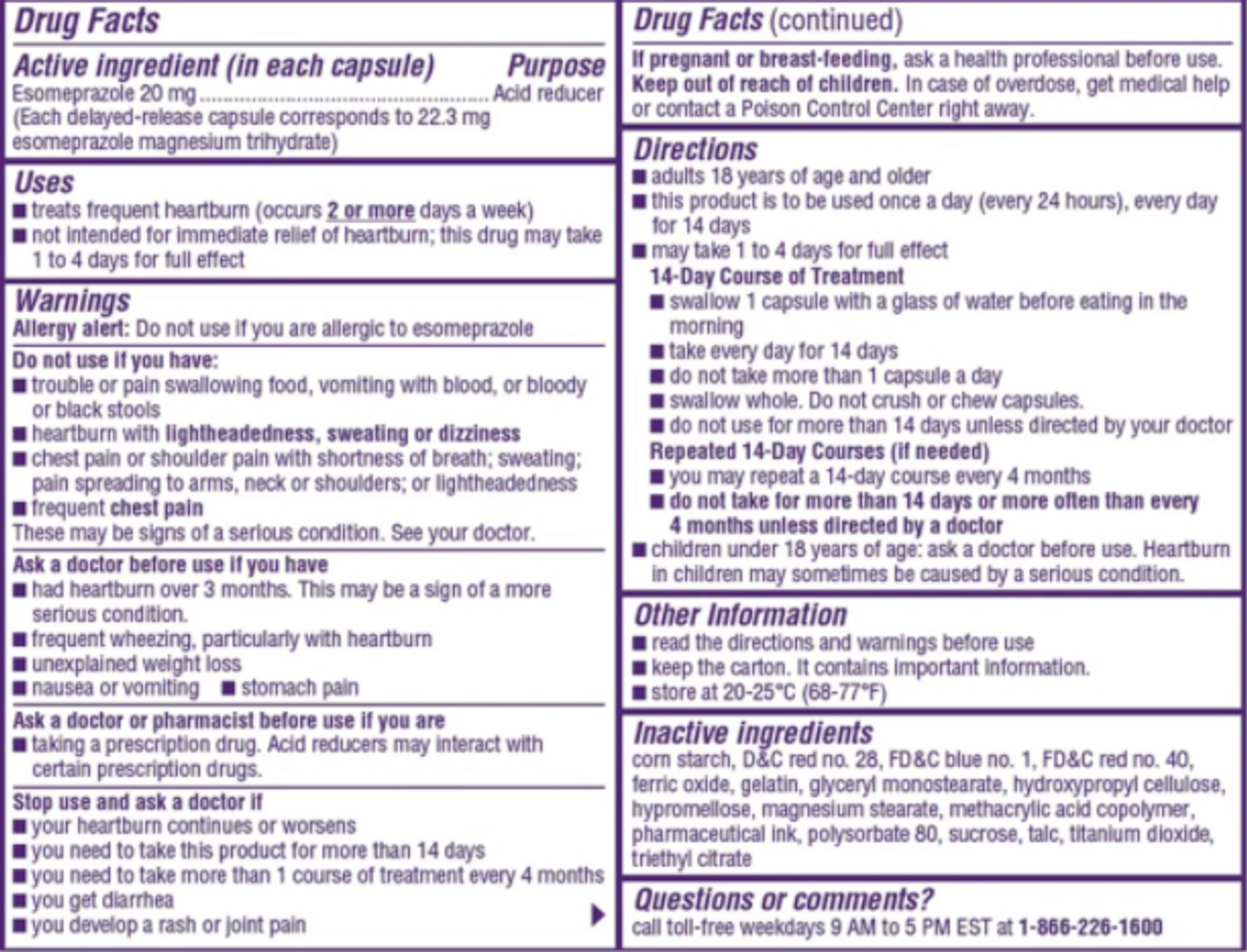 Nexium 24HR Acid Reducer Heartburn Relief Tablets for All-Day and All-Night Protection from Frequent Heartburn, Heartburn Medicine with Esomeprazole Magnesium - 42 Count - GOODSZON Discount Store