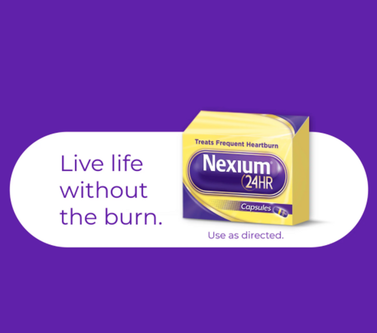 Nexium 24HR (20mg, 42 Count) Delayed Release Heartburn Relief Capsules, Esomeprazole Magnesium Acid Reducer - GOODSZON Discount Store