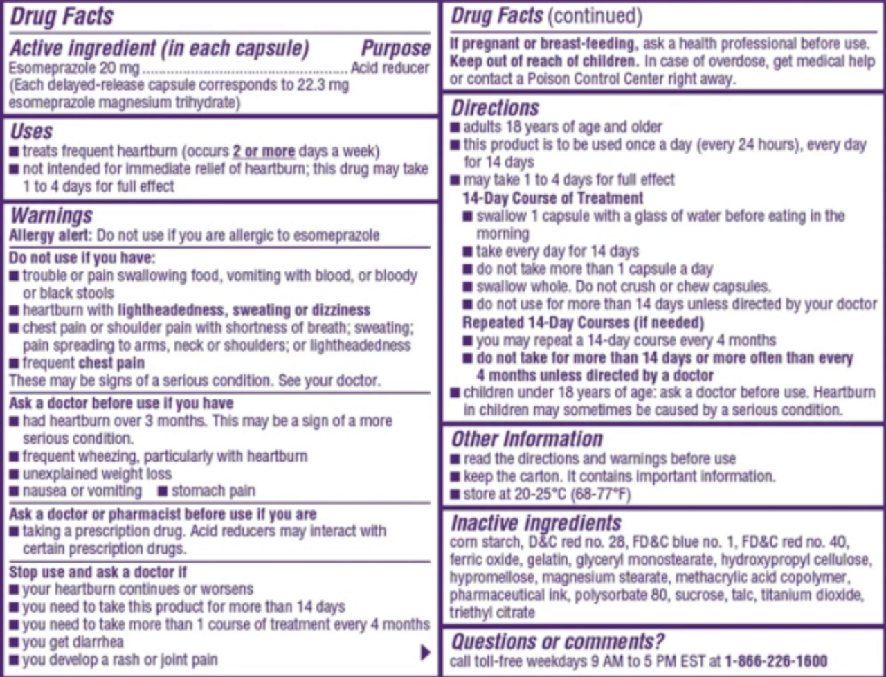 Nexium 24HR Acid Reducer Heartburn Relief Tablets for All-Day and All-Night Protection from Frequent Heartburn, Heartburn Medicine with Esomeprazole Magnesium - 42 Count - GOODSZON Discount Store