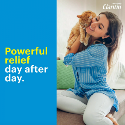 CLARITIN 24-Hour Indoor & Outdoor Non-Drowsy Allergy Relief Tablets 30 ea - GOODSZON Discount Store