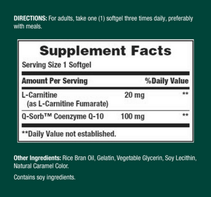 Nature's Bounty CoEnzyme Q10 Supplements, 100 mg Gels, 60 Count - GOODSZON Discount Store