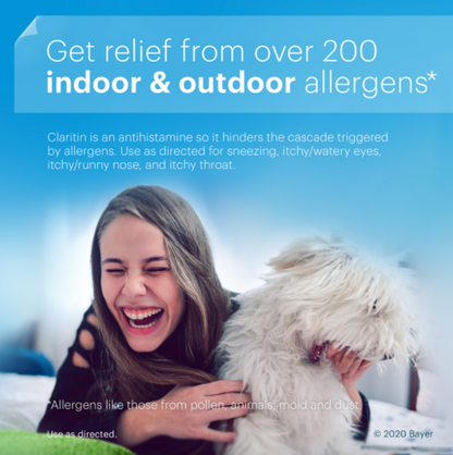 Claritin 24 Hour Non-Drowsy Allergy Relief Tablets,10 mg, 40 Ct (30+10 Bonus) - GOODSZON Discount Store