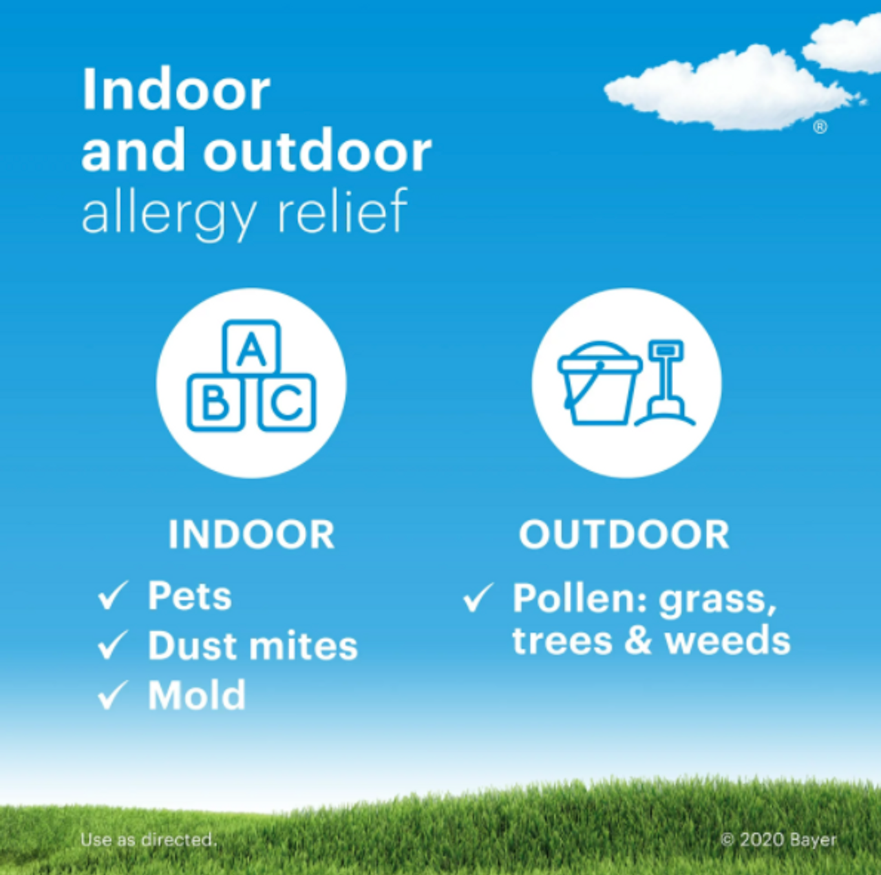 Claritin Children's 24-Hour Non-Drowsy Allergy Grape Chewable Tablet, 60 Count - GOODSZON Discount Store