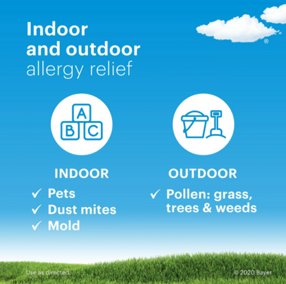 Claritin Children's 24-Hour Non-Drowsy Allergy Grape Chewable Tablet, 60 Count - GOODSZON Discount Store