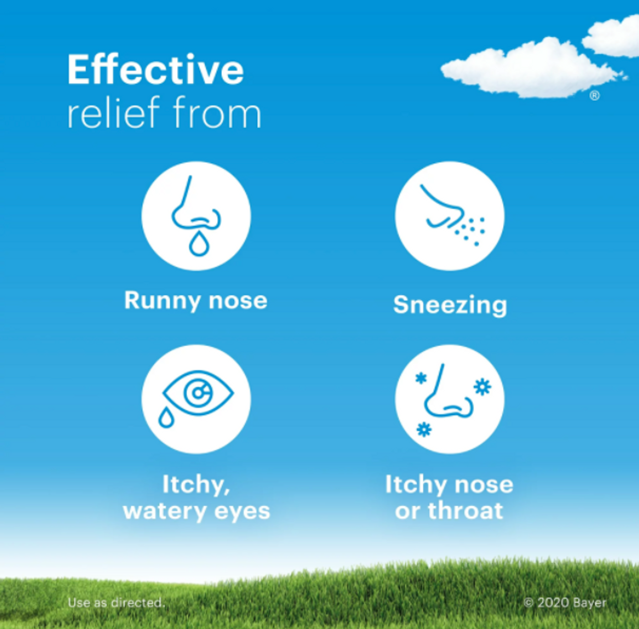 Claritin Children's 24-Hour Non-Drowsy Allergy Grape Chewable Tablet, 60 Count - GOODSZON Discount Store