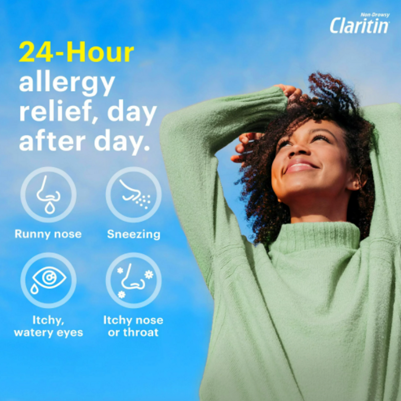 Claritin 24 Hour Allergy Medicine, Antihistamine Tablets, 10 mg, 100 Ct - GOODSZON Discount Store