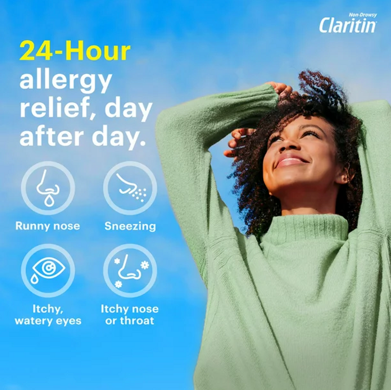 Claritin 24 Hour Allergy Medicine, Antihistamine Tablets, 10 mg, 70 Ct - GOODSZON Discount Store