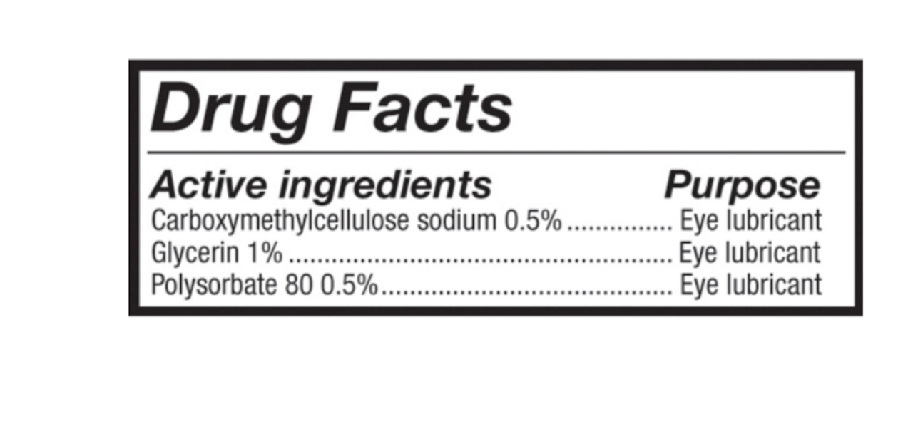 Refresh Optive Advanced Lubricant Eye Drops Preserved Tears, 2 Count, 20 mL - GOODSZON Discount Store