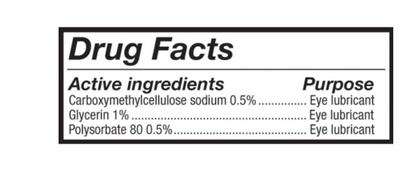 Refresh Optive Advanced Lubricant Eye Drops Preserved Tears, 2 Count, 20 mL - GOODSZON Discount Store