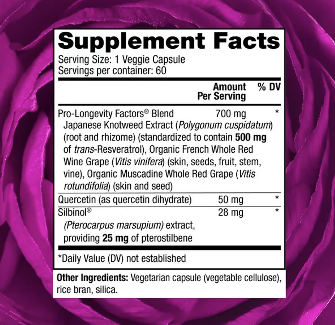 Reserveage, Resveratrol 500 mg with Pterostilbene, Antioxidant Supplement for Cardiovascular and Cellular Health, Supports Healthy Aging, Paleo, Keto, 60 Capsules (60 Servings) - GOODSZON Discount Store