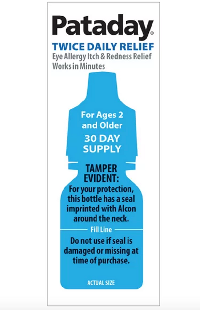 Pataday Twice Daily Eye Care Allergy Relief Eye Drops, 5 ml - GOODSZON Discount Store