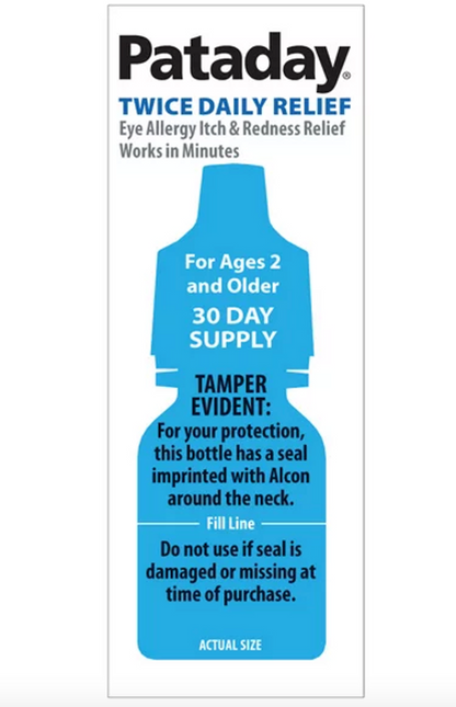 Pataday Twice Daily Eye Care Allergy Relief Eye Drops, 5 ml - GOODSZON Discount Store